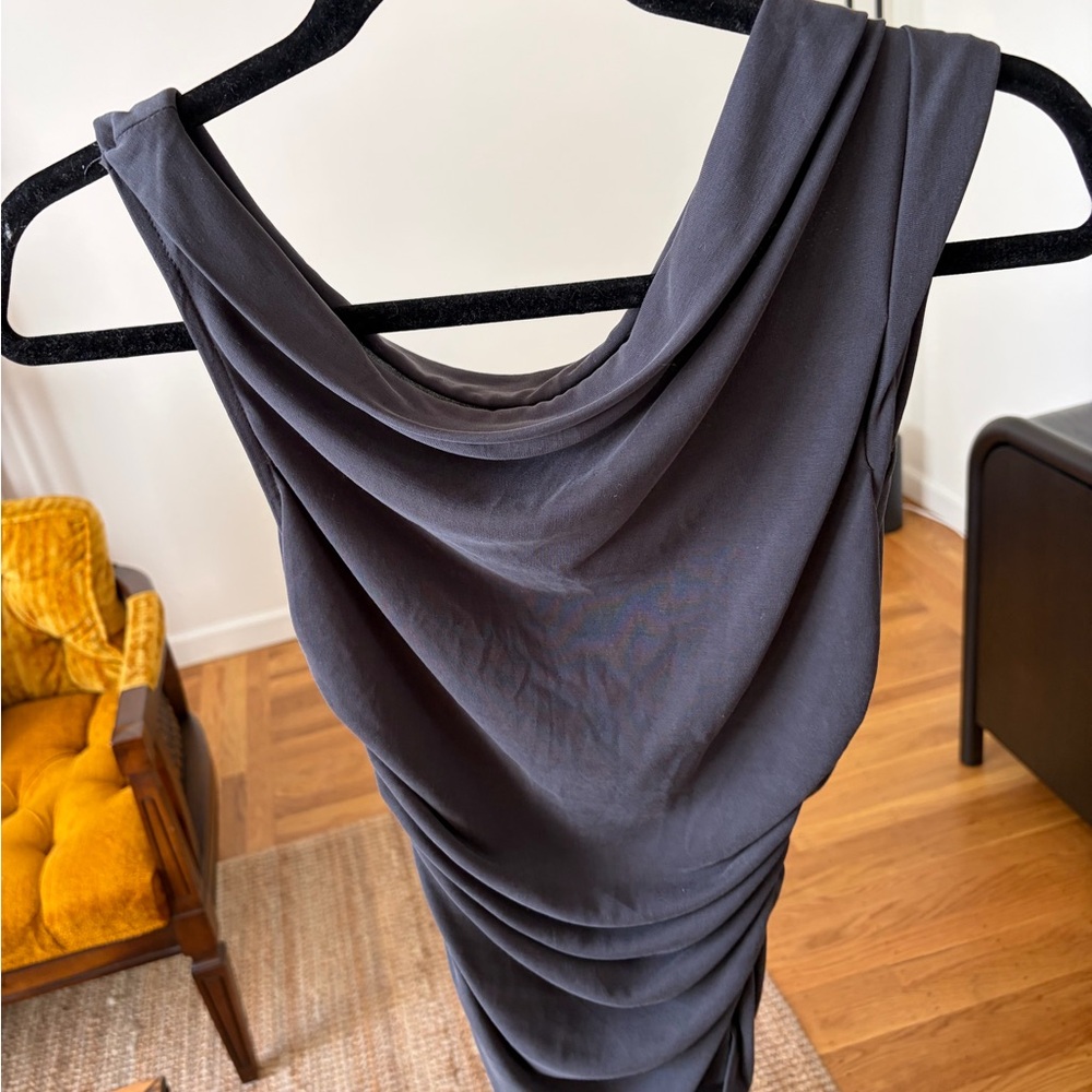 Anthropologie Charcoal Off Shoulder Top